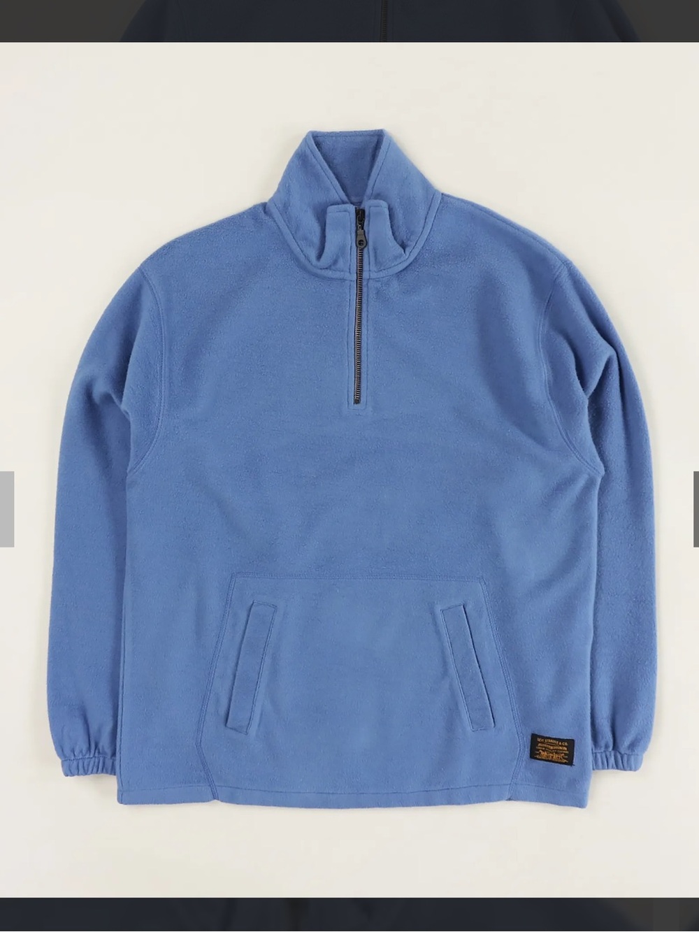 Levis Skate Quarter Zip Blue